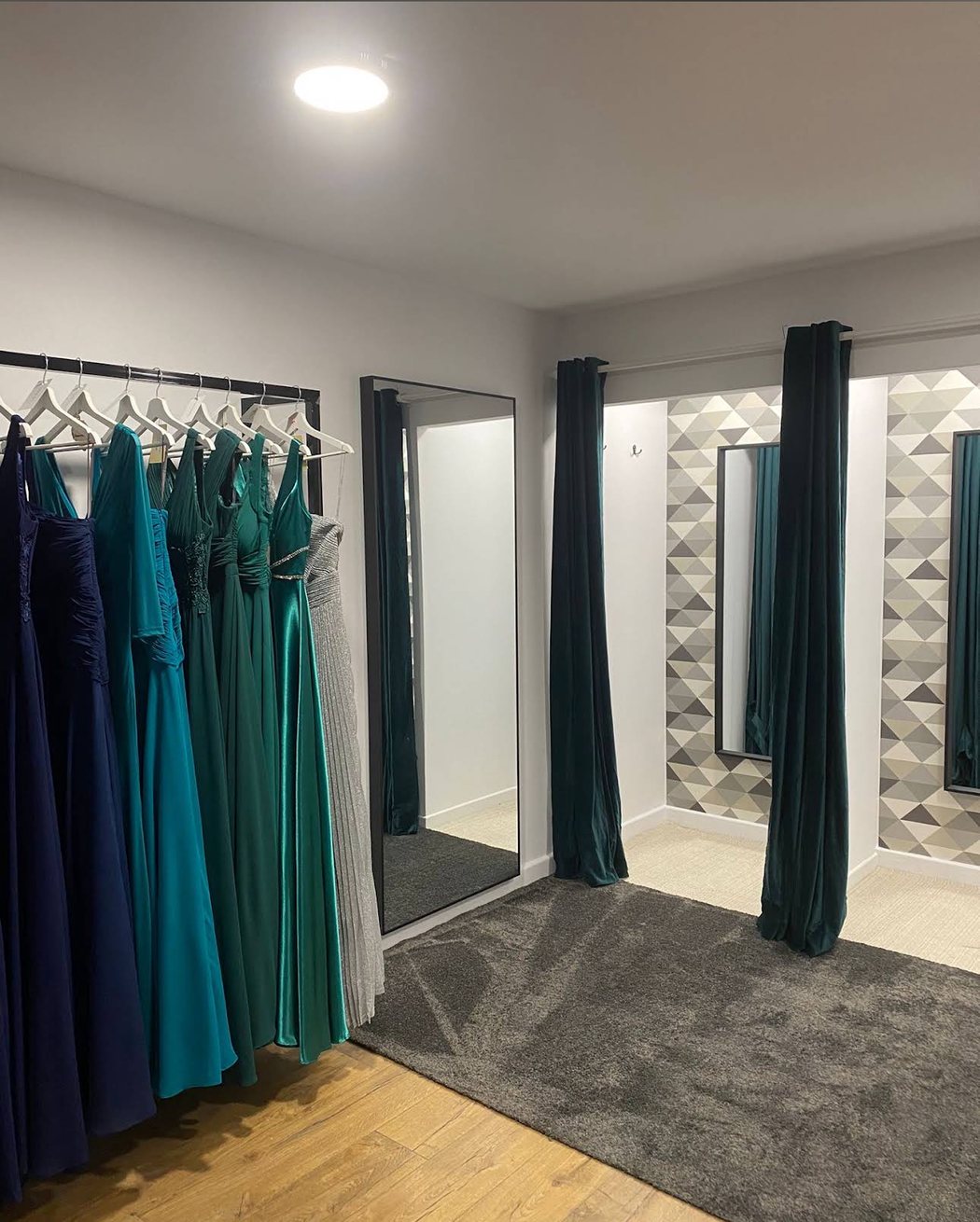 Probadores de la boutique